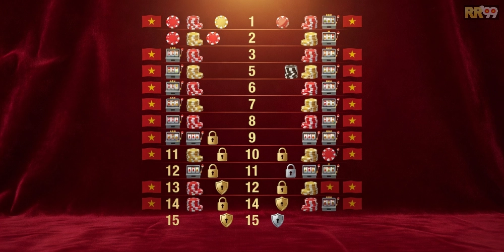 Đánh giá chi tiết top 15 casino rr99 uy tín nhất năm 2025 tại thị trường Việt Nam