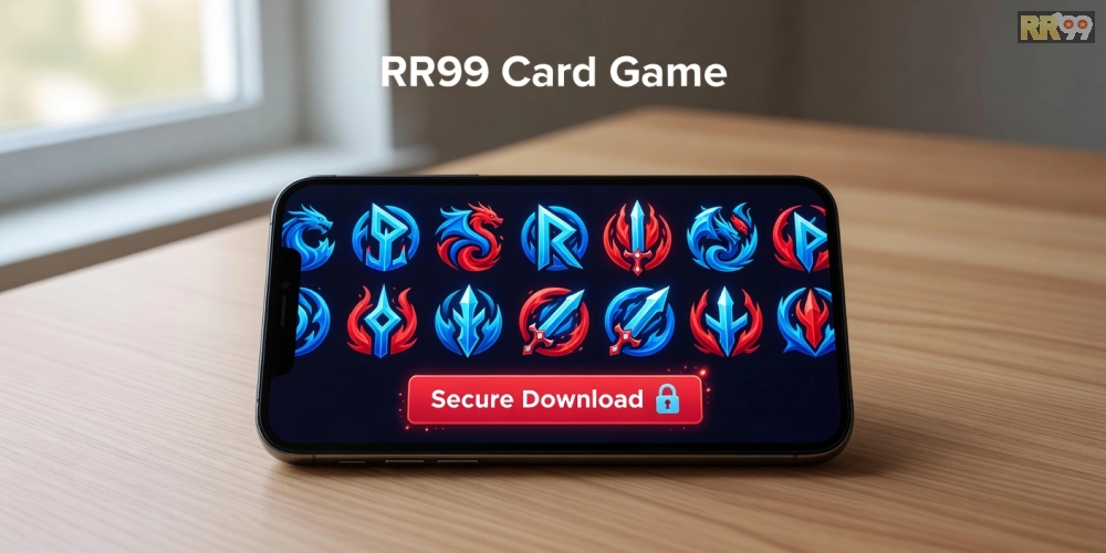 Hình minh họa khái niệm tải game bài RR99 với giao diện đơn giản và an toàn